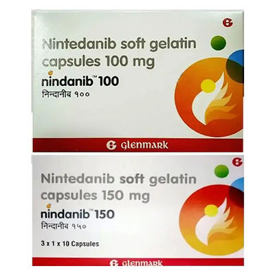 Nintedanib 150mg Soft Capsules for Lung Cancer & Pulmonary Fibrosis