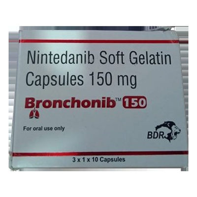 comprar Nintedanib Bronchonib 150 mg Medicamentos para o Tratamento do Câncer 10 cápsulas 3 pratos online manufacture