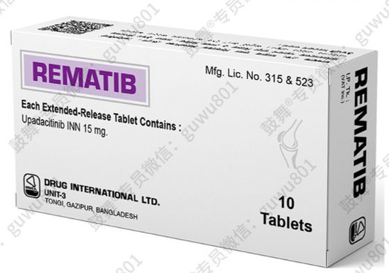 comprar DIL 	Upadacitinibe	 ABT-494	 REMATIB	15mg*10 comprimidos	Pacientes adultos com artrite reumatoide ativa moderada a grave	Adequado para a fase de tratamento online manufacture