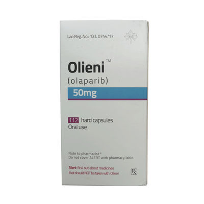Tlph Olaparibe AZD-2281 Olieni 150mg*60 comprimidos Cancro da mama, cancro do pâncreas, cancro do ovário, cancro da trompa de Falópio, cancro peritoneal para estádio 1 2 3 do cancro