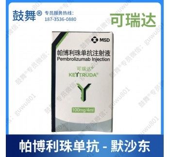 MSD Pembrolizumab MK3475 Keytruda 100mg/4mL comprimidos Cancro do pulmão de células não pequenas, cancro do pulmão de células pequenas, cancro colorretal, cancro gástrico, cancro do esófago, carcinoma hepatocelular