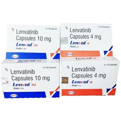 Natco、Tlph、Phokam、Beacon、Eisai Lenvatinib E7080 Lenvima 4mg*30 comprimidos Carcinoma hepatocelular, câncer de tireoide, carcinoma de células renais, câncer gástrico para câncer estágio 1 2 3