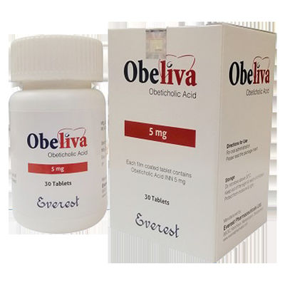 Everest、Tlph、Beacon Ácido obeticólico 6-ECDCA、INT-747 Obetix 5 mg*30 comprimidos Colangite biliar primária para cancro em estágio 1 2 3