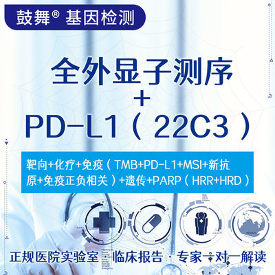 Teste de sequenciamento de exomas inteiros NGS+IHC + PD-L1 (22C3) Pacote