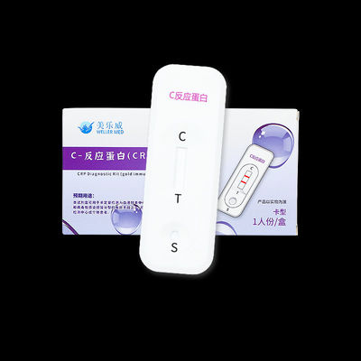 Kit de ensaio de CRP de proteína C-reativa Método imunocromatográfico de ouro coloidal